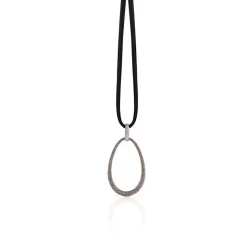 Amori rosé-/witgouden hanger
