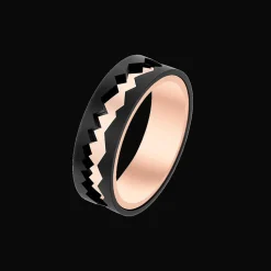 Capture In Motion Ring Rose goud & Titanium