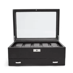 Classic 10 Piece Watch Box With Drawer