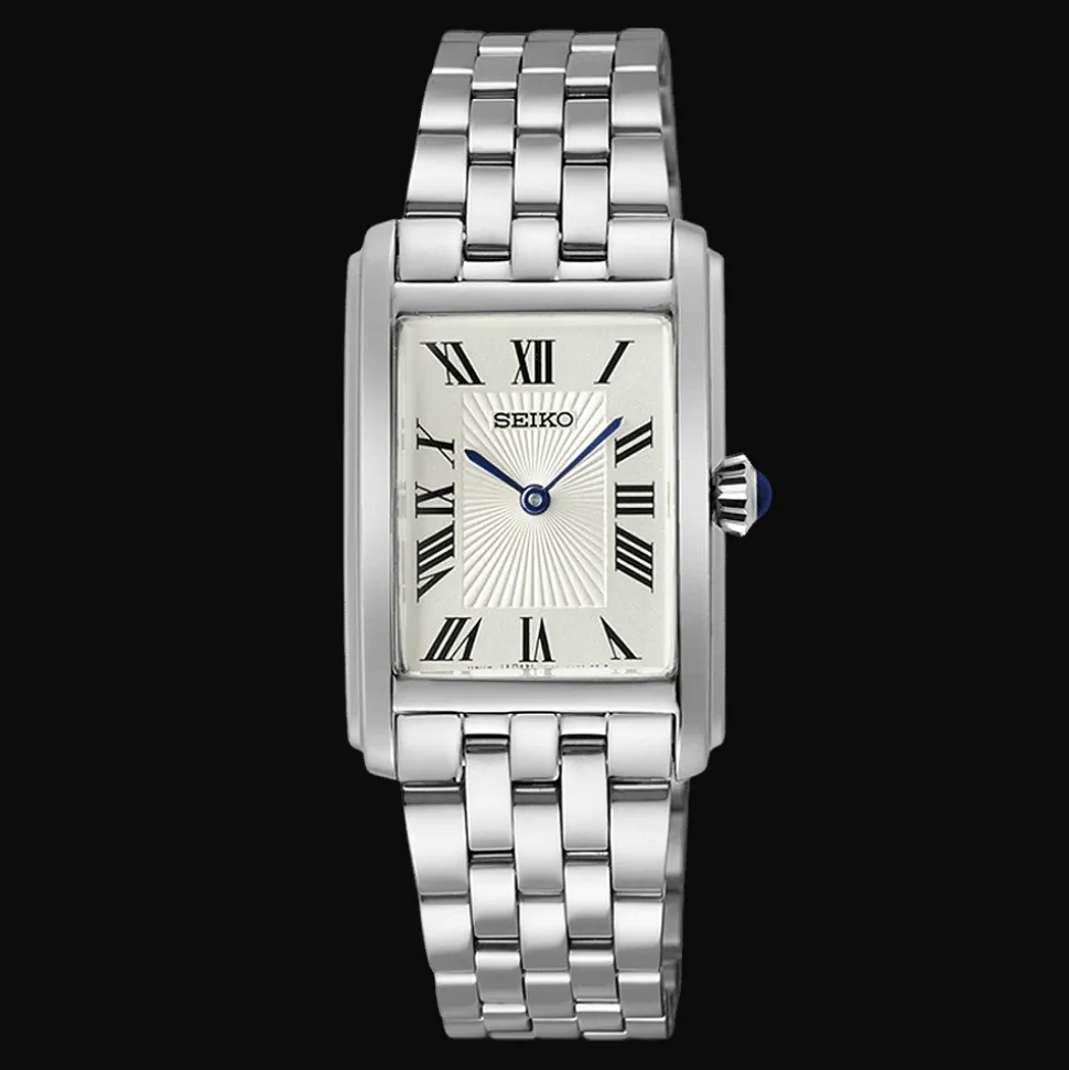 Dames Staal Quartz