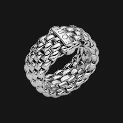 Essentials Ring 18kt Witgoud