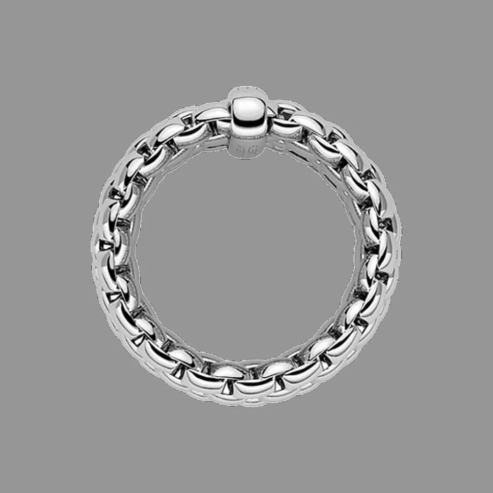 Essentials Ring 18kt Witgoud