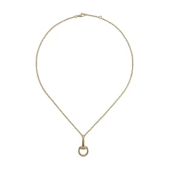 Horsebit Diamond Chain Necklace
