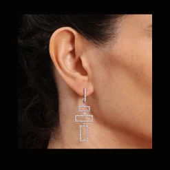 Iconic Oorbellen 18kt Witgoud
