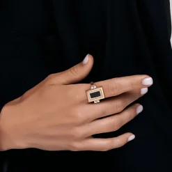 Iconic Ring Onyx