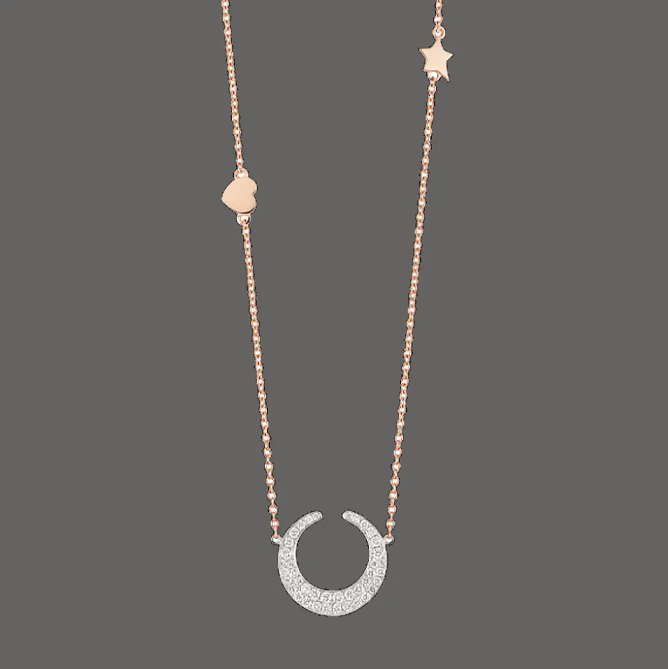 Ketting Bi-color Diamant