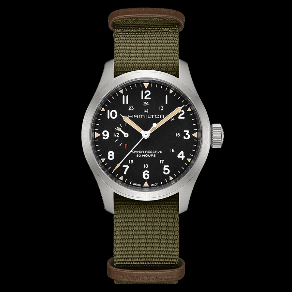 Khaki Field Mechanical Power Reserve 40
