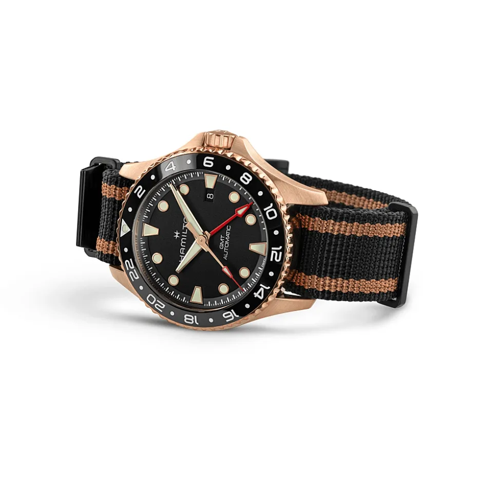 Khaki Navy Scuba Auto GMT