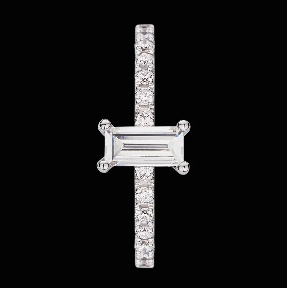 Let's Get Married Ring 18kt Witgoud Diamant AP S 017