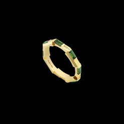 Link To Love Ring Lined Finish