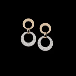 Oorbellen Roosgoud Diamant