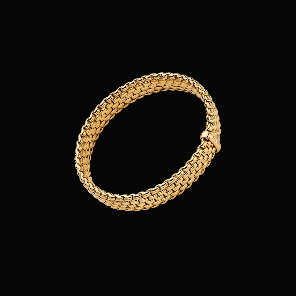 Panorama Armband 18kt Geel goud Diamant