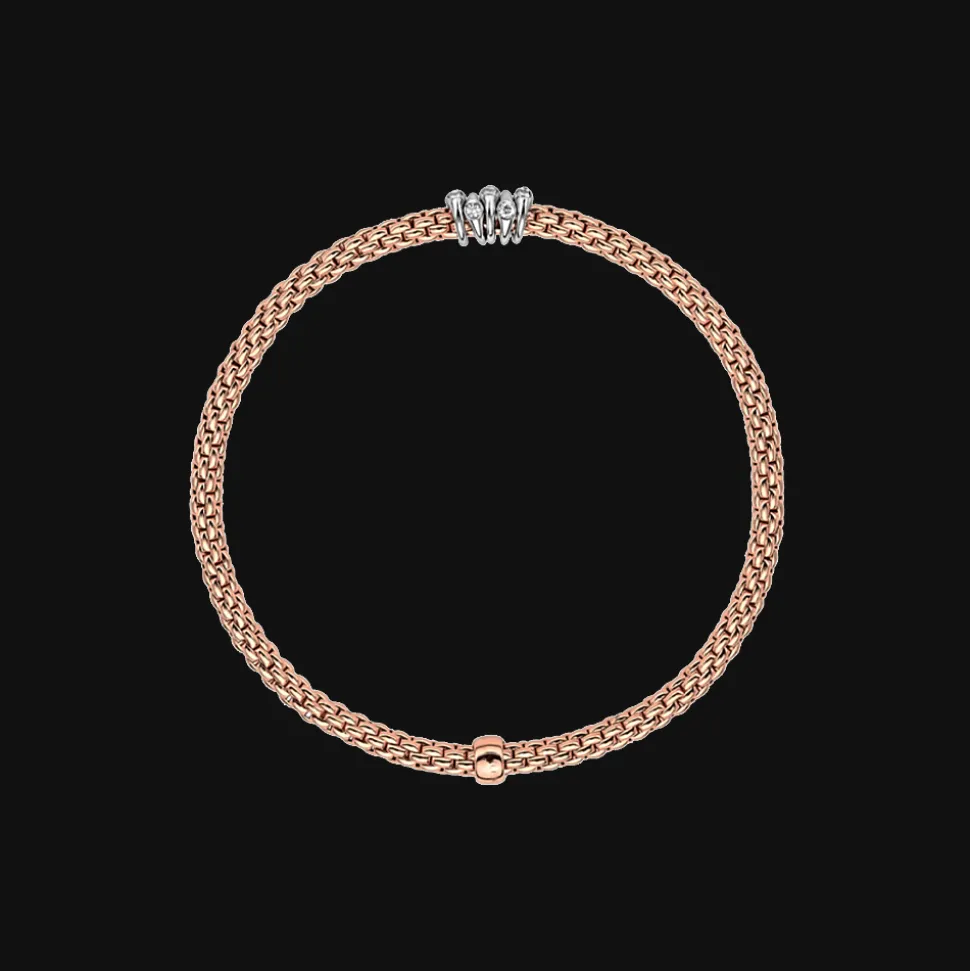 Prima Armband 18kt Rose goud Diamant
