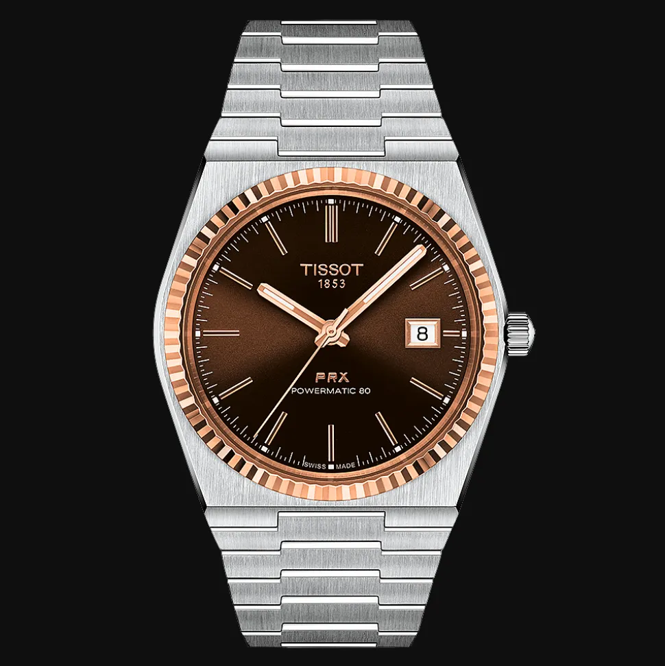 PRX Powermatic 80 Steel & 18K Gold Bezel 40mm