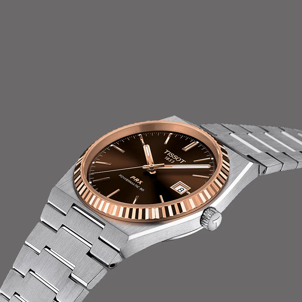 PRX Powermatic 80 Steel & 18K Gold Bezel 40mm