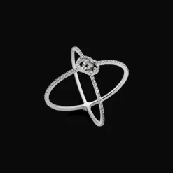 Running G Ring 18kt Witgoud Diamant