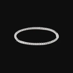 Strechy Armband Witgoud Diamant