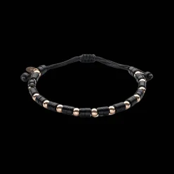 Wolf Armband 18kt Rose goud Onyx