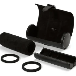 Wolf Watchwinder British Racing Triple Roll Black 792902